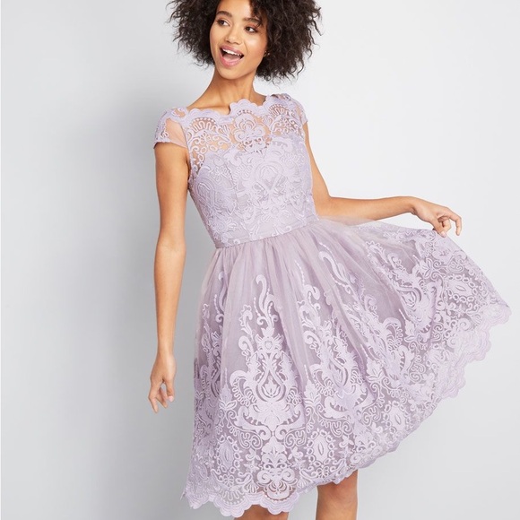 Chi Chi London Dresses & Skirts - Chi Chi London Lavender Lace Bridesmaids Dress